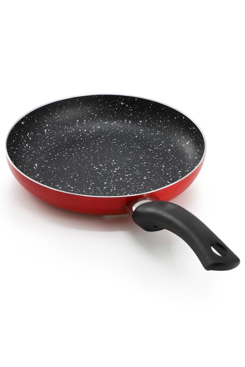 Luneta Nonstick Aluminum 8 Inch Frying Pan, Alternate, color, Red