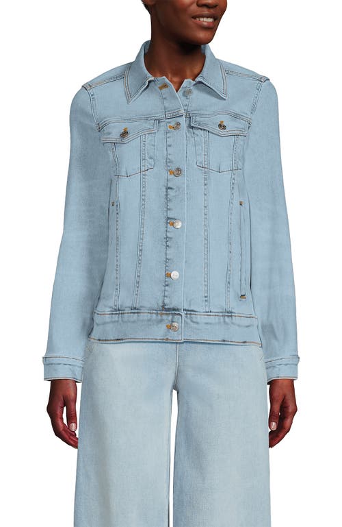 LANDS' END LANDS' END DENIM TRUCKER JACKET 