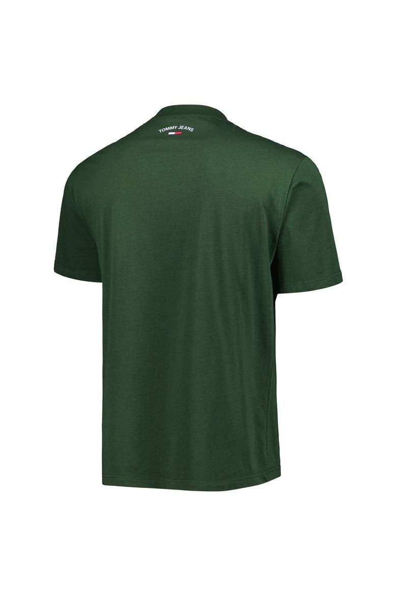 Men's Tommy Jeans Hunter Green Milwaukee Bucks Mel Varsity T-Shirt, Alternate, color, Hunter Green