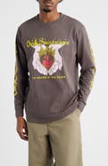 Obey Soundscapes Cotton Graphic Long Sleeve T-Shirt