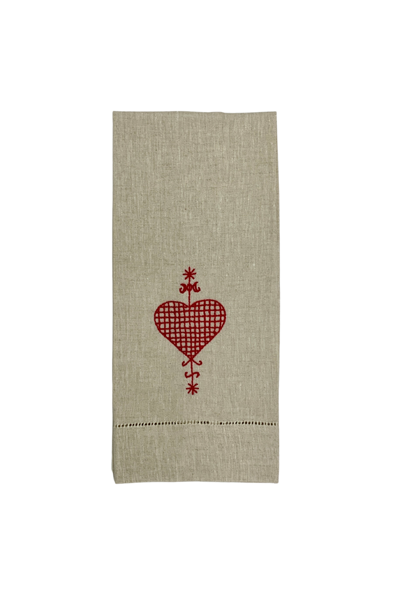 Veve Erzulie Tea Towels, Main, color, Green