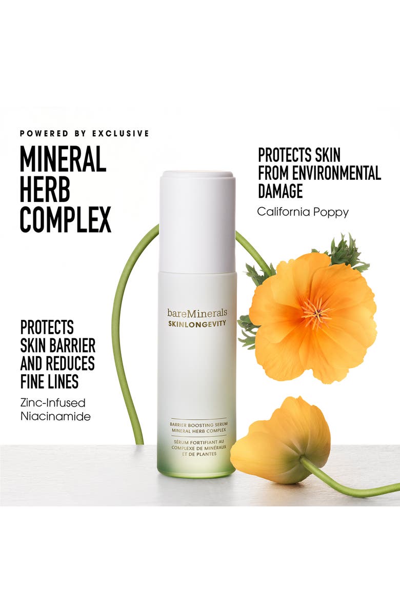 bareMinerals<sup>®</sup> SKINLONGEVITY<sup>®</sup> Nourishing Barrier Boosting Serum with Niacinamide, Alternate, color, 