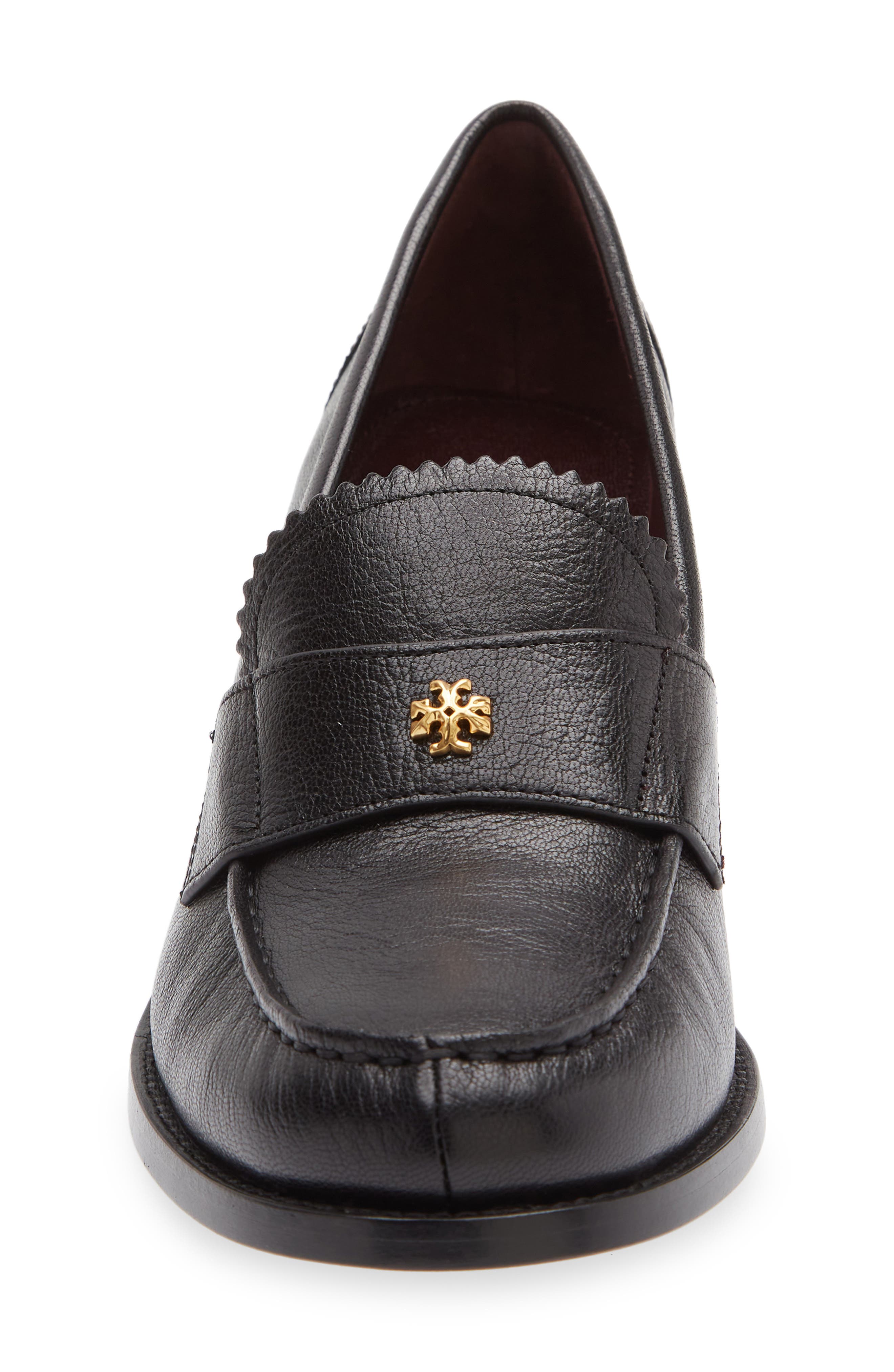 Tory Burch Double T Logo Loafer Pump, Alternate, color, 