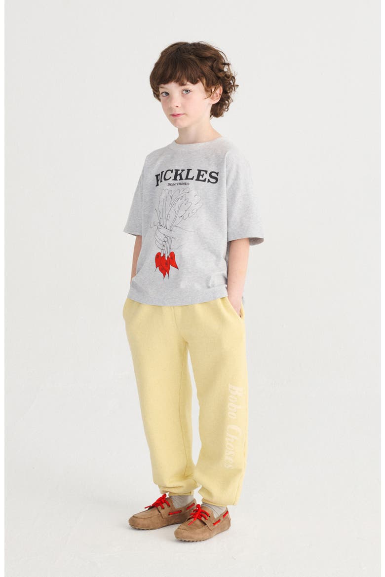 Kids' Cotton Joggers, Alternate, color, YELLOW