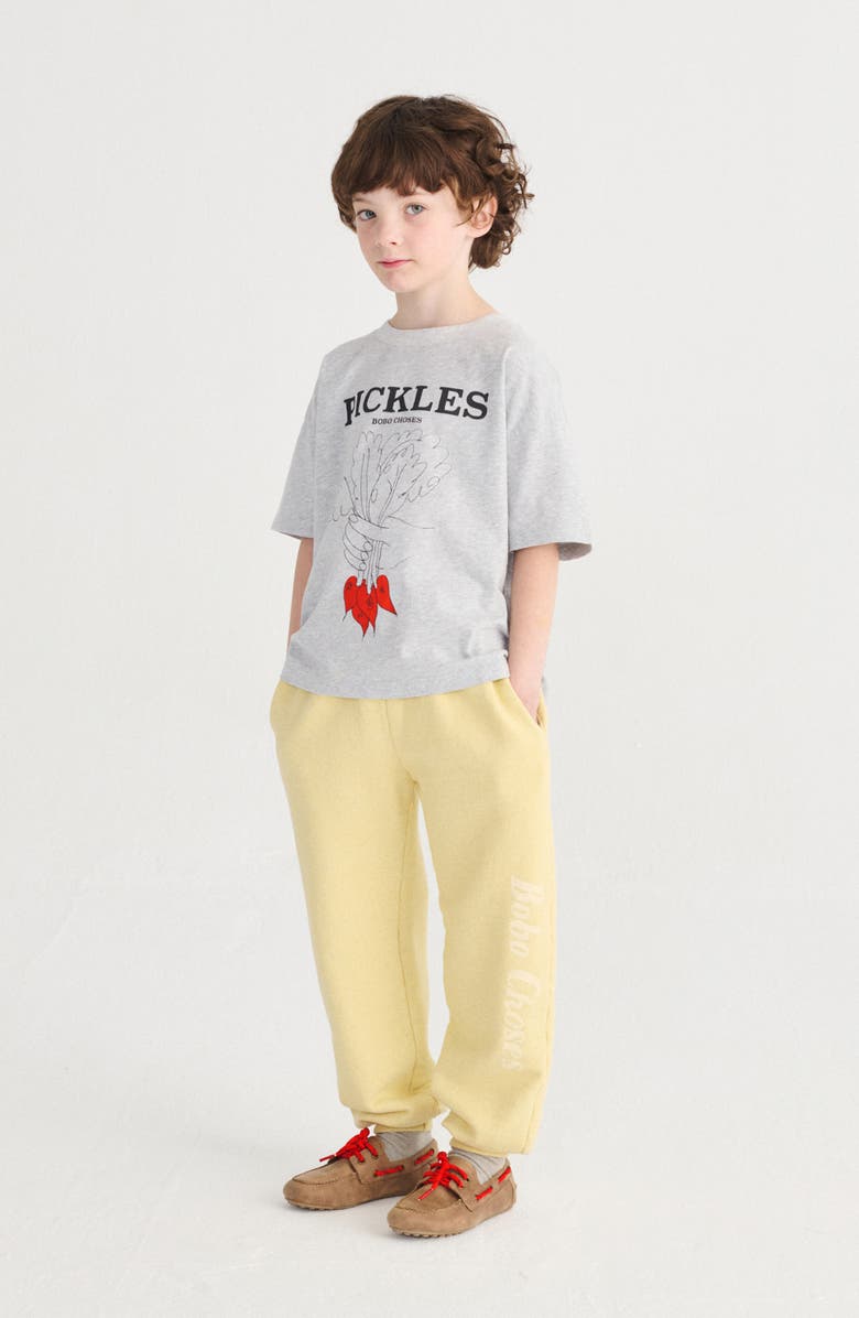 Bobo Choses Kids' Cotton Joggers, Alternate, color, Yellow