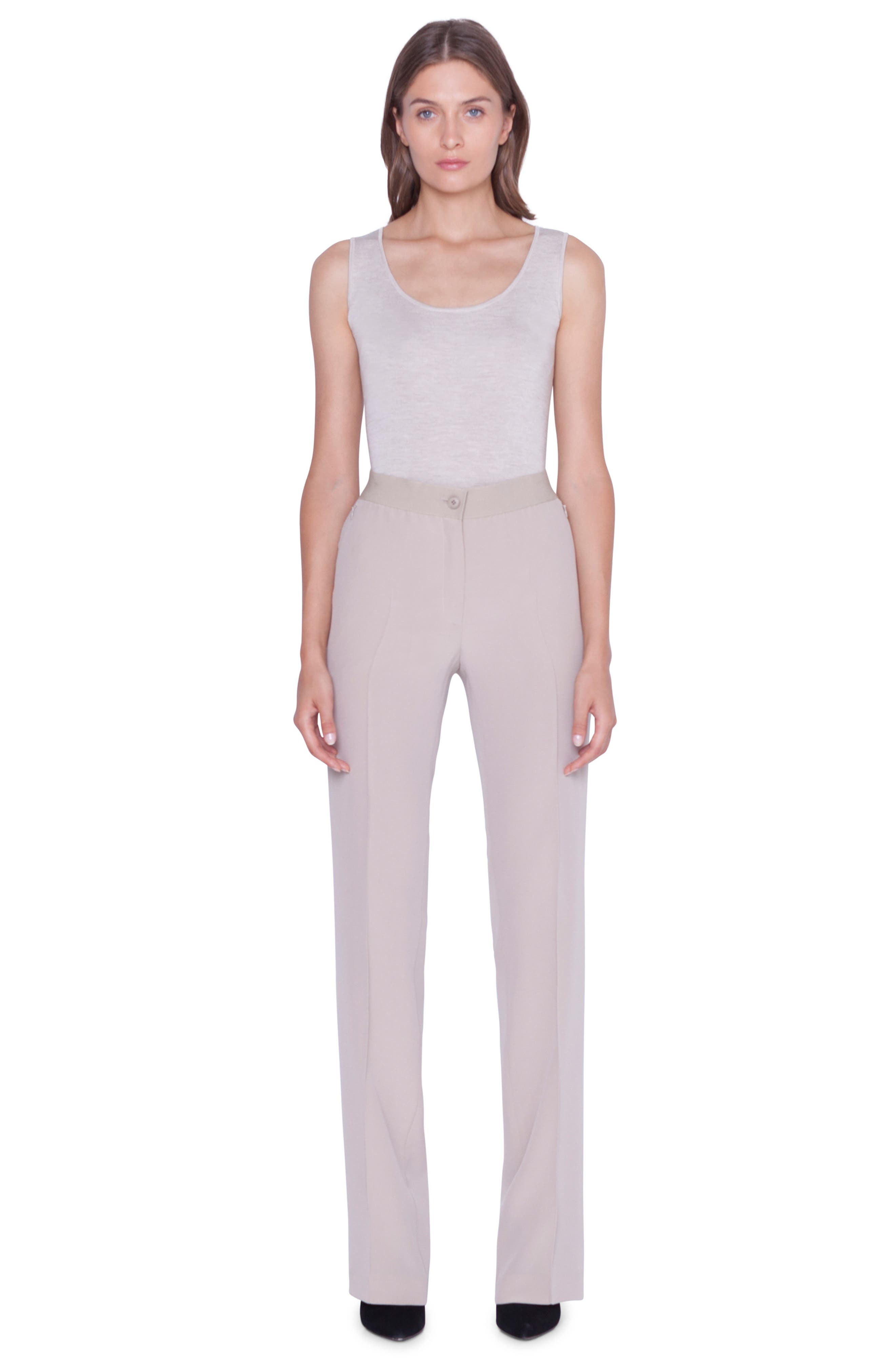 Akris Carl Silk Crêpe Pants (Women) | Nordstromrack