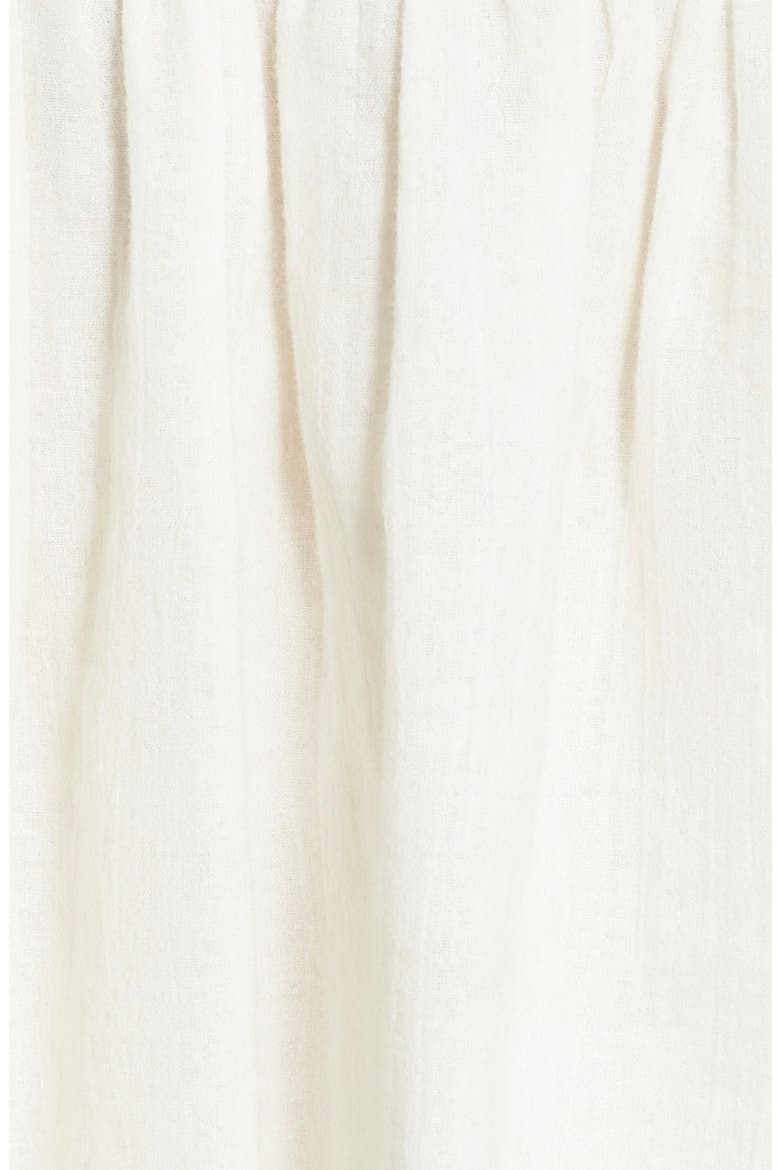 'Miss Stella' Off the Shoulder Crop Top & Culottes, Alternate, color, IVORY