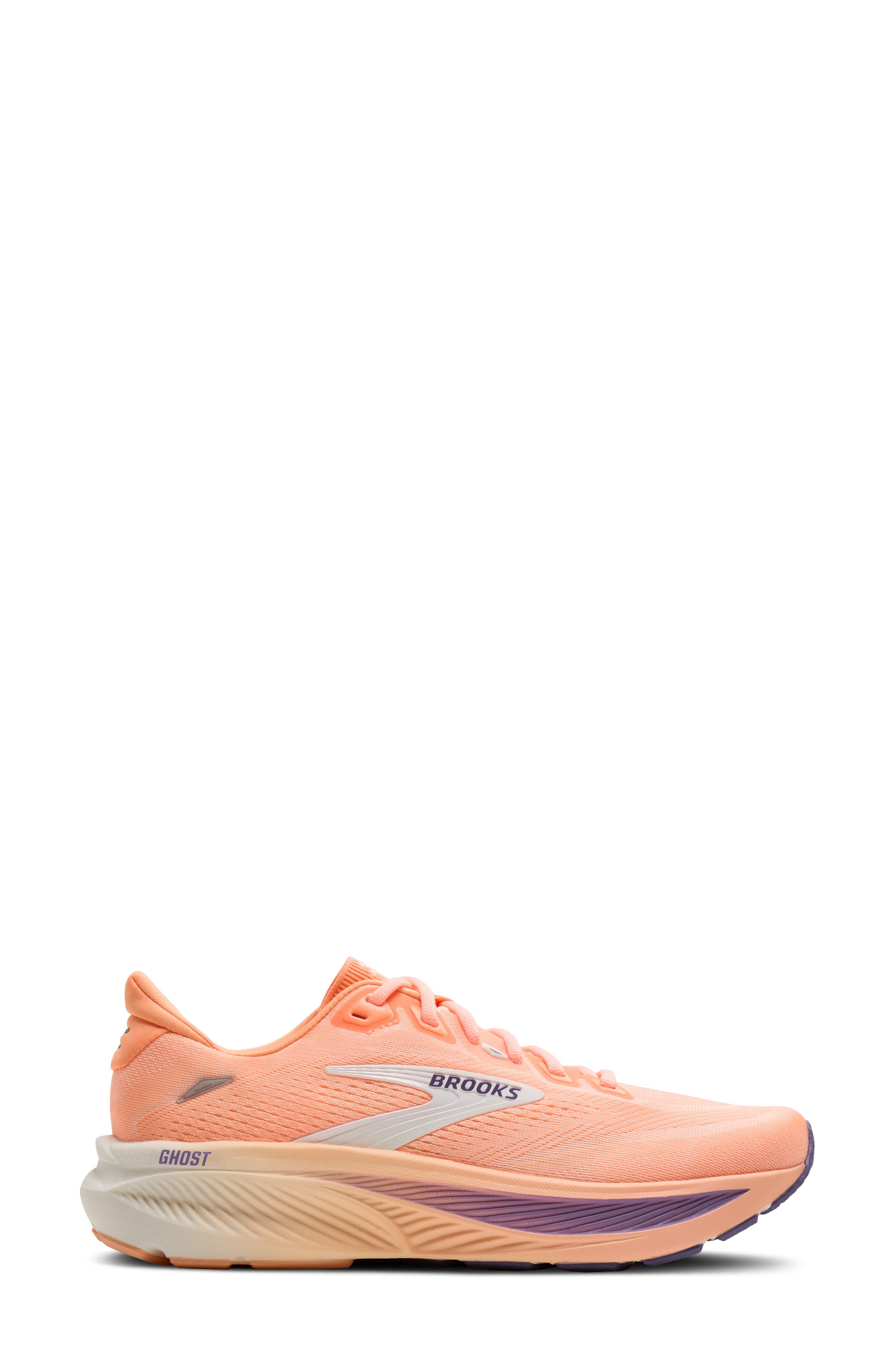 Ghost 18 Running Shoe, Alternate, color, PEACH/ GRAPE/ COCONUT