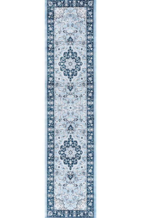 Palmette Modern Persian Floral Area Rug