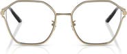 Versace 55mm Geometric Optical Glasses