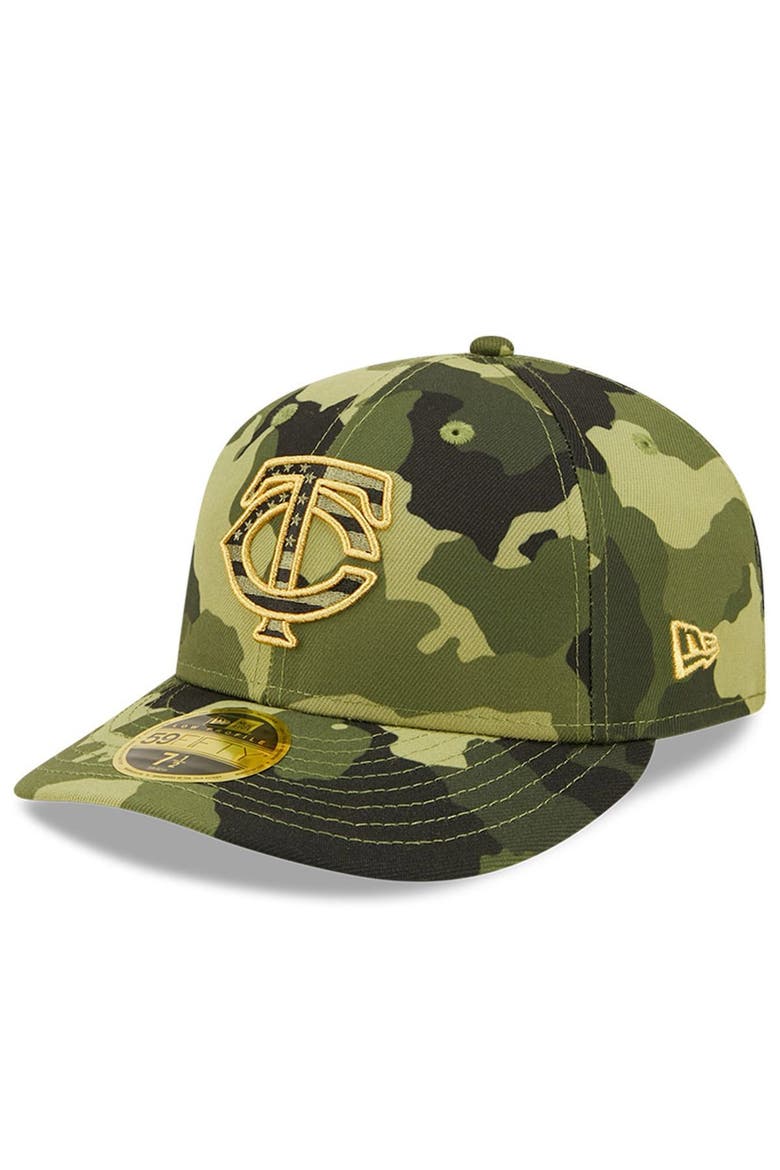 Men's New Era Camo Minnesota Twins 2022 Armed Forces Day On-Field Low Profile 59FIFTY, Alternate, color, Camo
