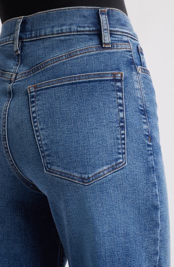 Le Slim Raw Hem Palazzo Jeans