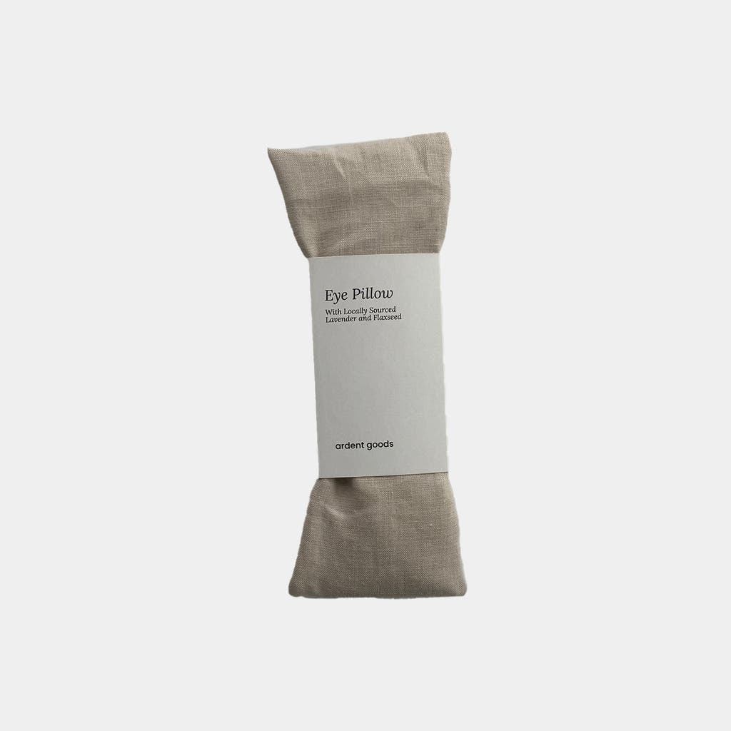 Ardent Goods Linen Eye Pillow In Brown