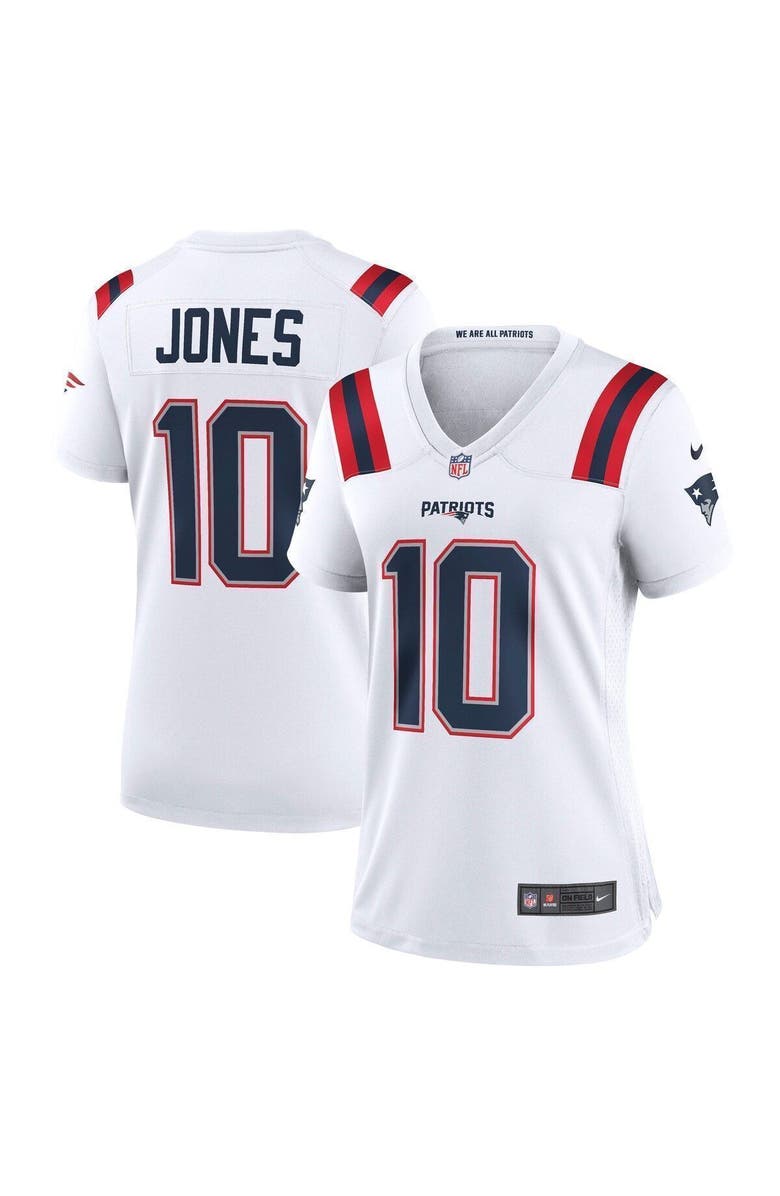 Nike Women's Nike Mac Jones White New England Patriots Game Jersey, Alternate, color, 