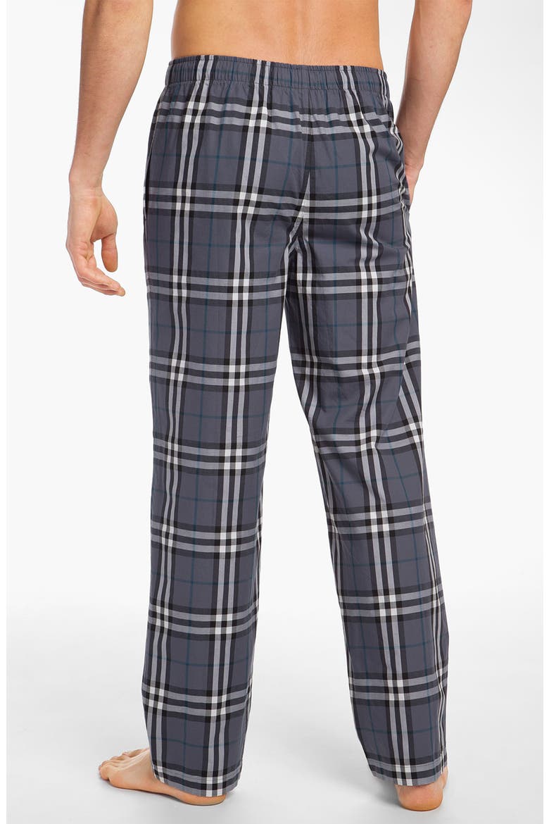 Check Cotton Pajama Pants, Alternate, color, GREY CHECK