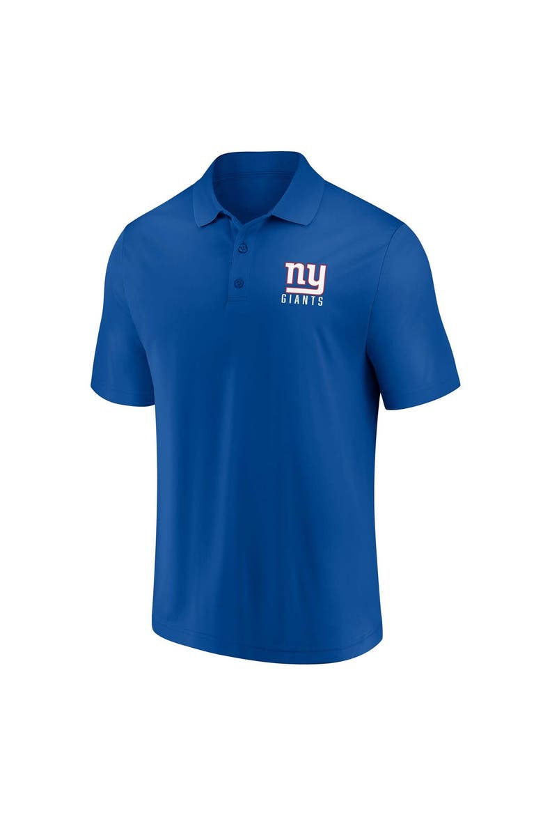 Men's Fanatics Branded White/Royal New York Giants Lockup Two-Pack Polo Set, Alternate, color, White