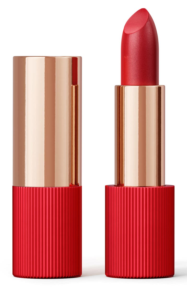 La Perla Refillable Satin Lip Balm, Main, color, 