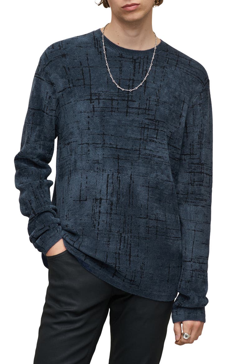 Cadman Crewneck Sweater, Main, color, NAVY