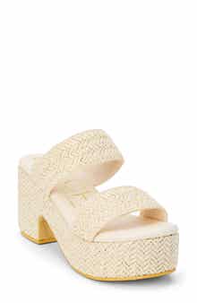 Ocean Ave Espadrille Platform Slide Sandal