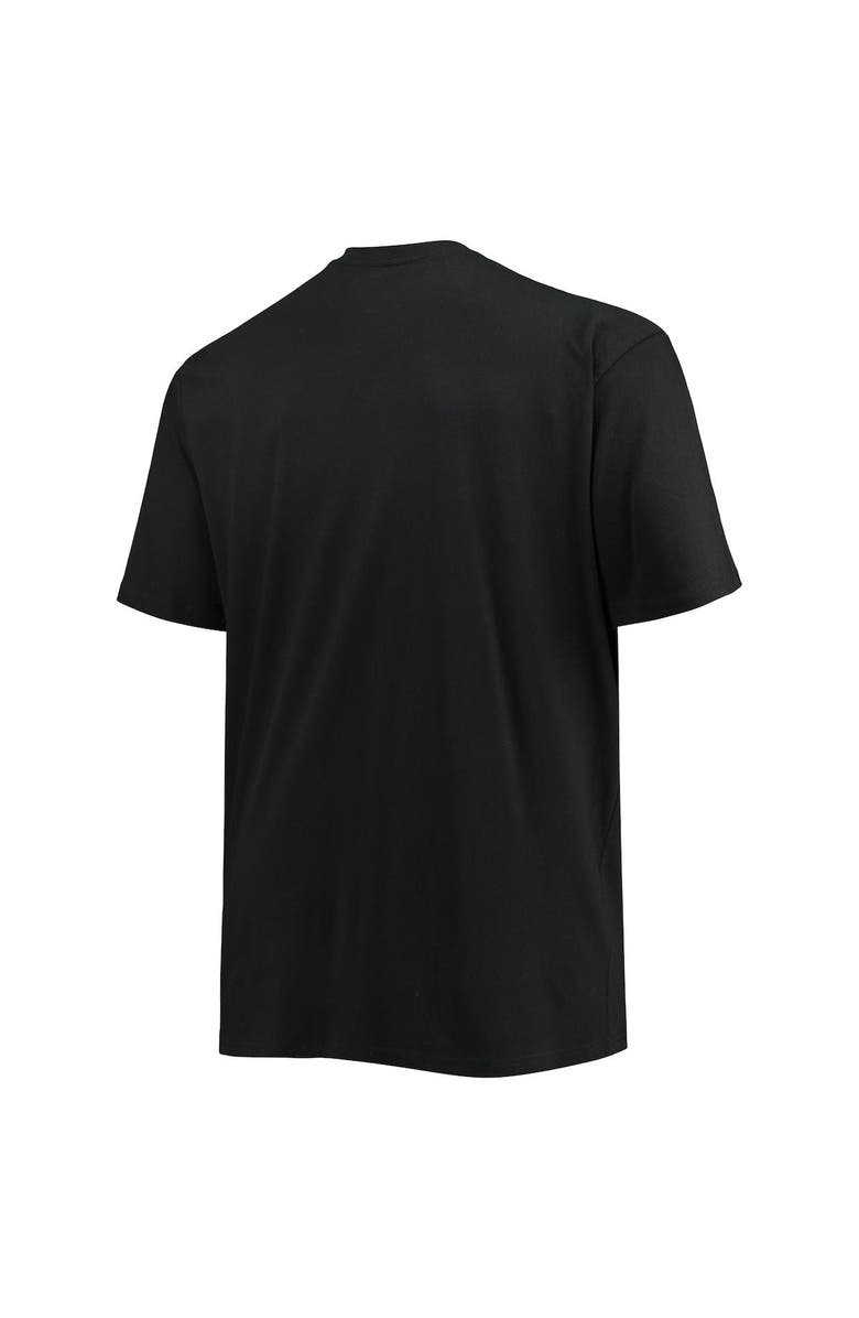 PROFILE Men's Black Atlanta Hawks Big & Tall Pop T-Shirt, Alternate, color, Black