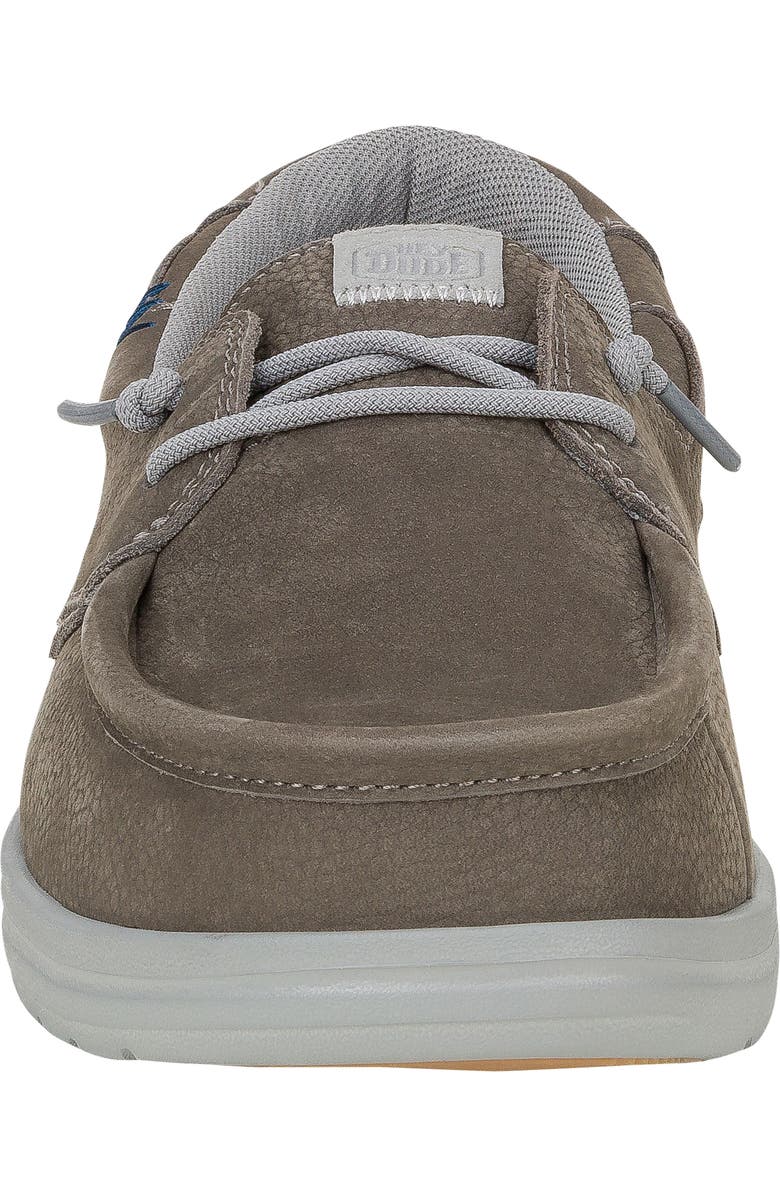 Hey Dude Welsh Grip Craft Leather Slip-On, Alternate, color, Grey