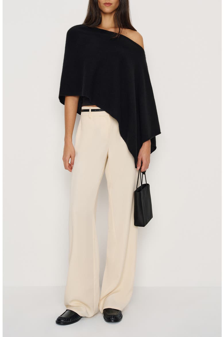 Alden Cashmere Poncho, Alternate, color, BLACK