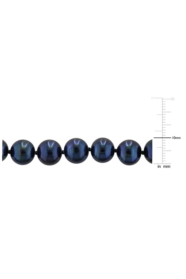 Cultured Freshwater Pearl Bracelet, Alternate, color, BLACK