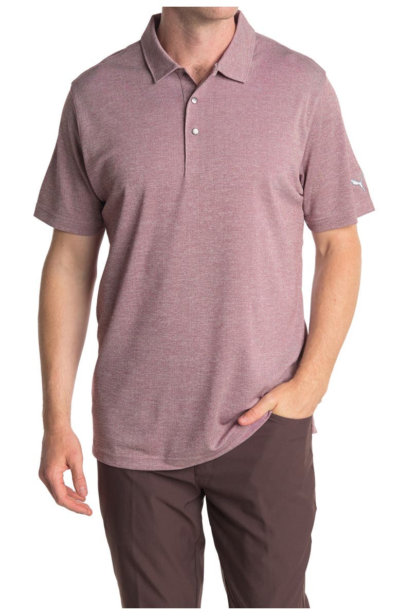 PUMA Red Grill to Green Golf Polo, Main, color,