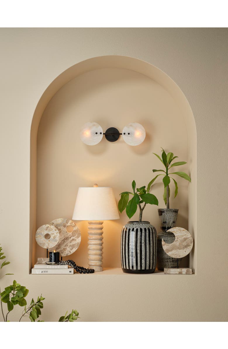 JAMIE YOUNG Crescent Marble Stand, Alternate, color, Cream