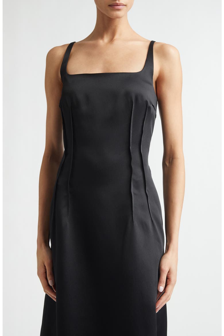 Beacon Tank Dress, Alternate, color, BLACK