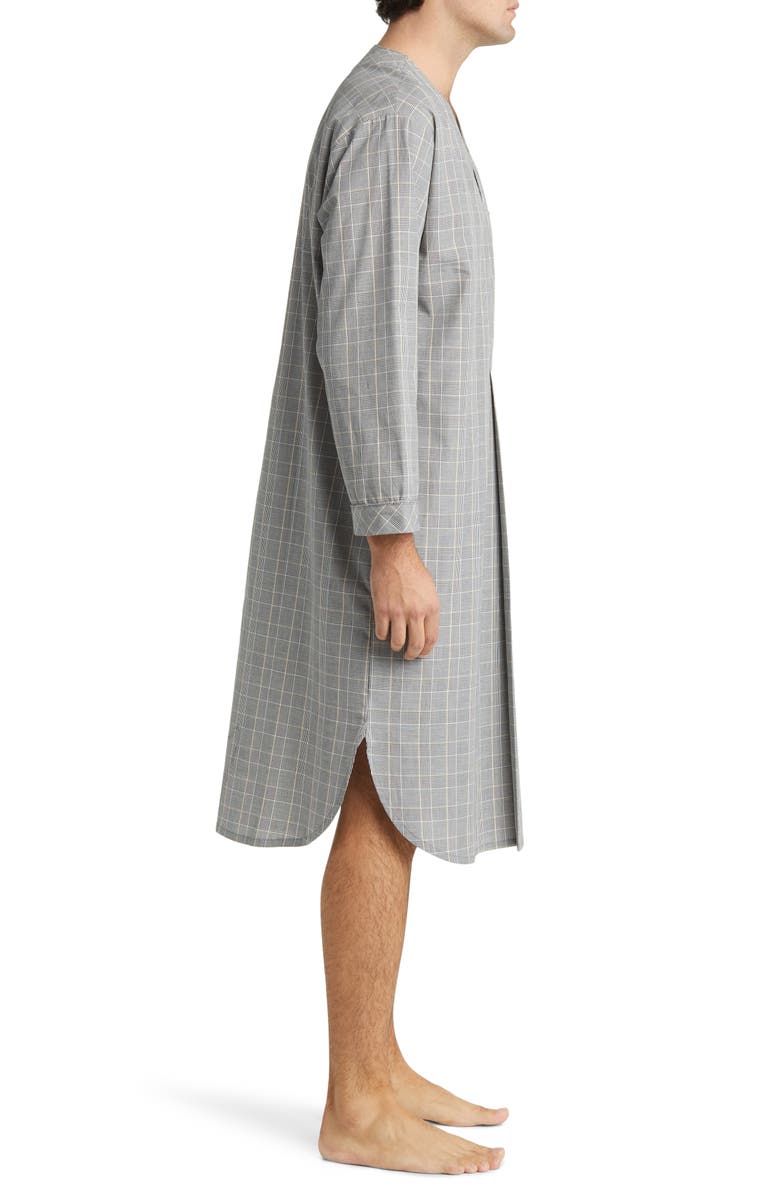 Majestic International Coopers Check Woven Nightshirt, Alternate, color, Glen Plaid