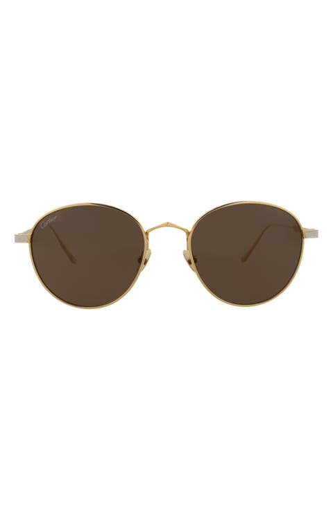 Special Edition 53mm Round Sunglasses