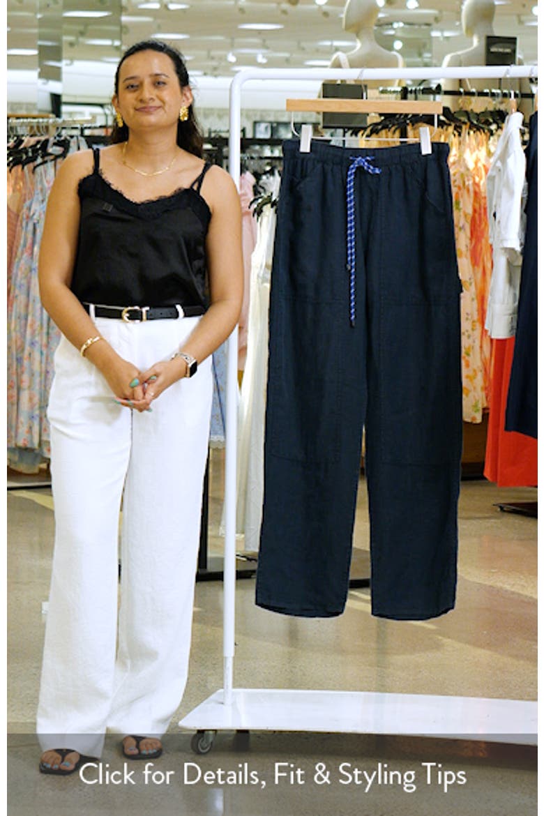 Atlas Linen Drawstring Carpenter Pants video