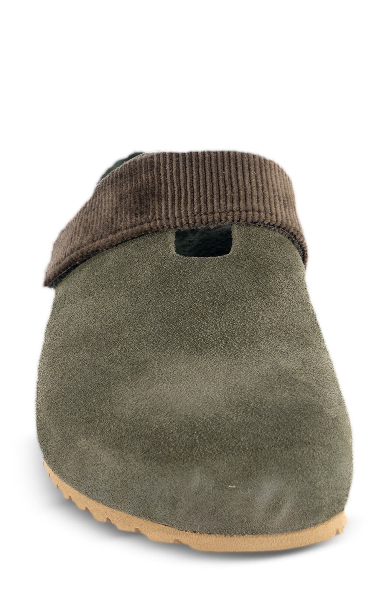 Puente Genuine Shearling Lined Clog, Alternate, color, FOREST