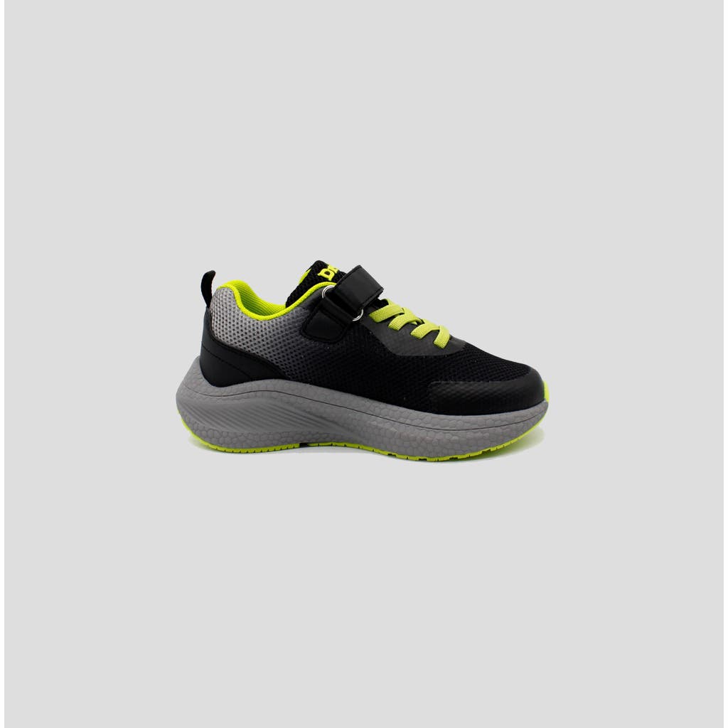 DrD Kids Footwear Turbo sneaker in Black/lime  product