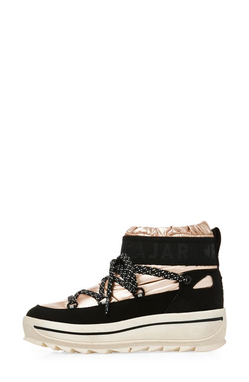 Pajar Galaxy Mini Waterproof Platform Ankle Bootie In Neutral