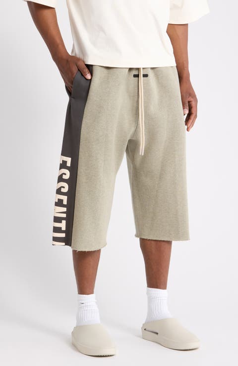 Panelled Raw Cut Off Sweatpants