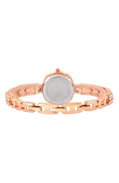 Danecraft Crystal Embellished Bracelet Watch, 28mm