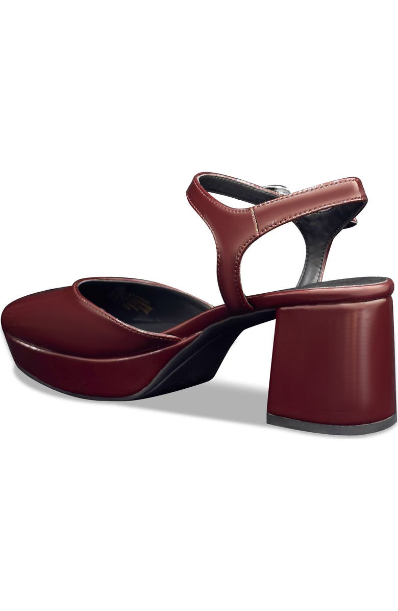Aerosoles Senna Ankle Strap Platform Pump, Alternate, color, Merlot