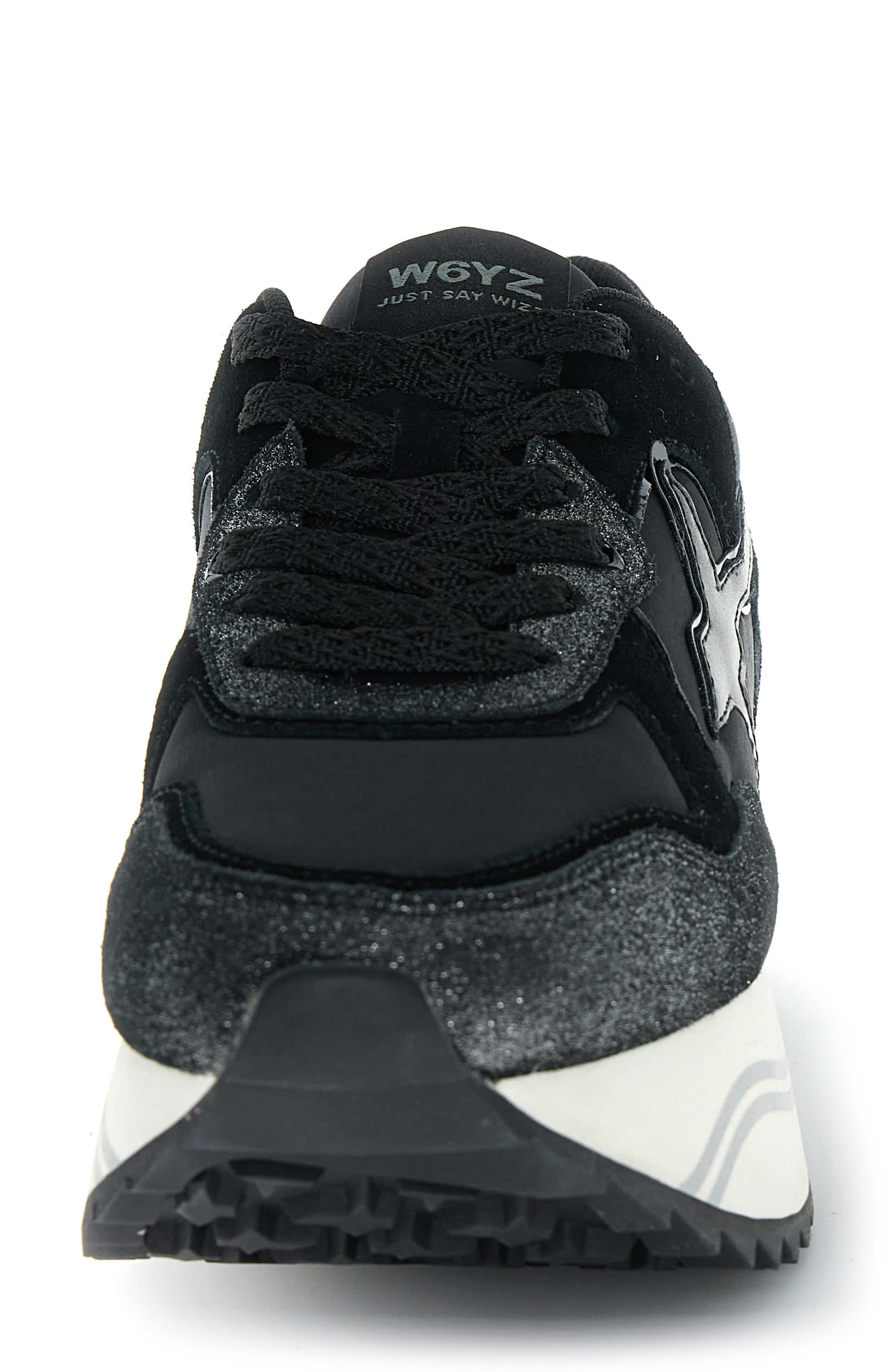 Deva Platform Sneaker, Alternate, color, BLACK