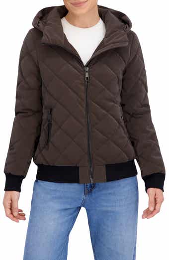 Ookie & Lala Quilted Hooded Bomber Jacket