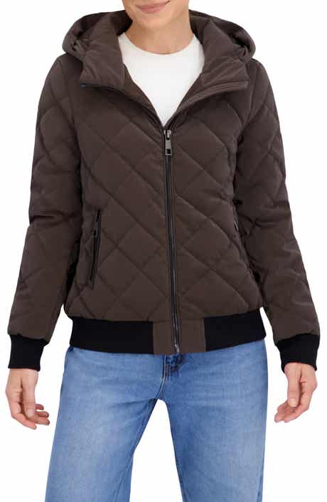 Ookie & Lala Quilted Hooded Bomber Jacket