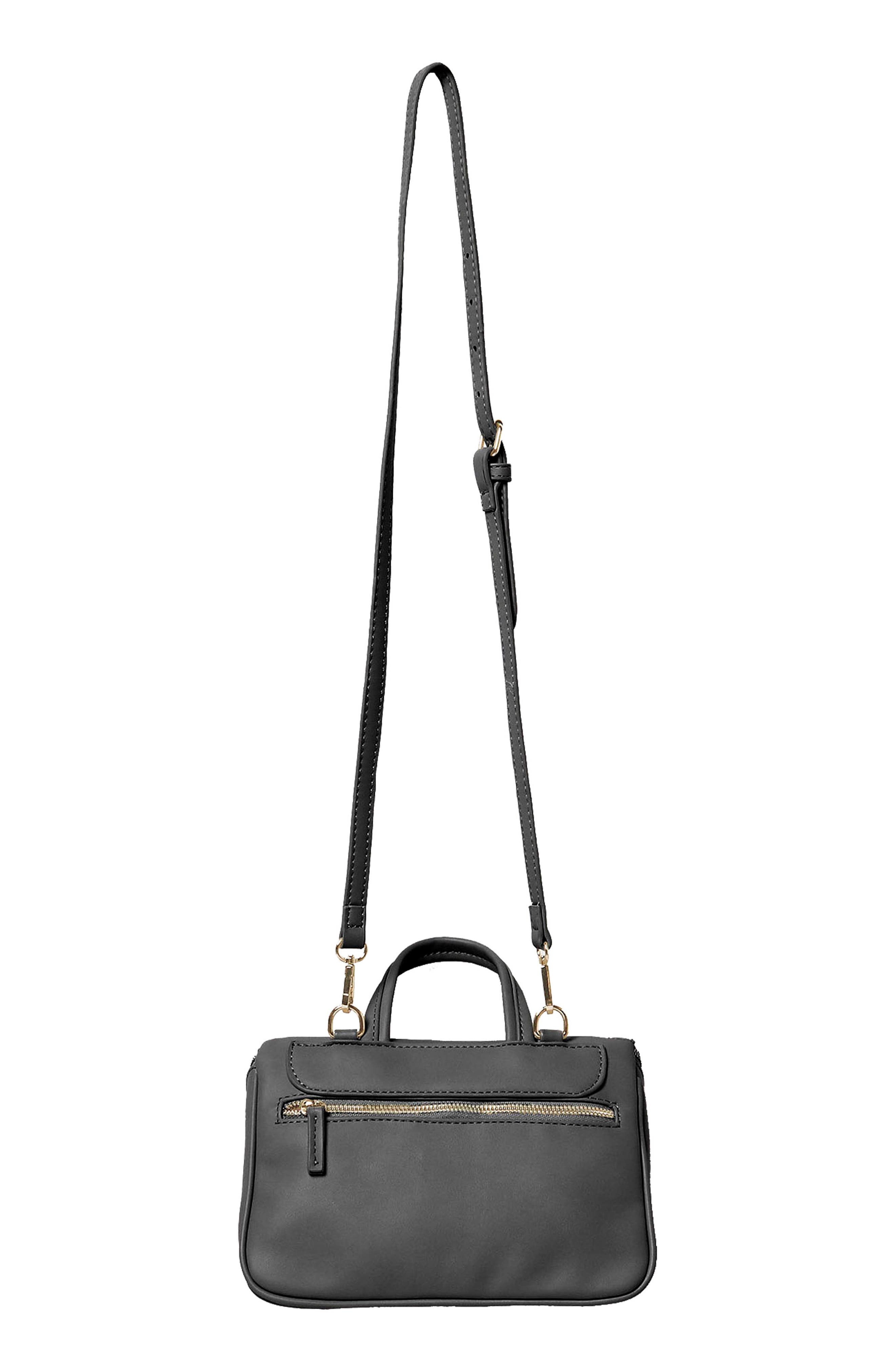 Urban Originals Shadow Vegan Leather Crossbody Satchel, Alternate, color, 