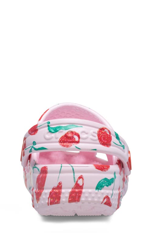 Crocs Little Fresh Fruits Clog In Pink Milk
