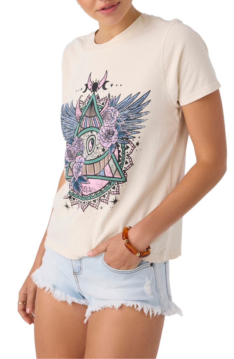 O'Neill Moonbloom Cotton Graphic T-Shirt, Alternate, color, 