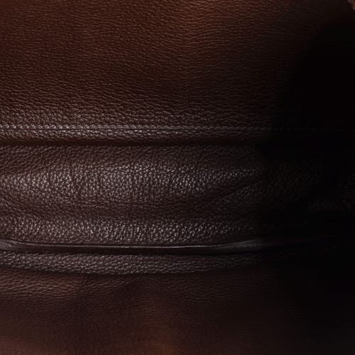 Pre-owned Hermes Hermes Barda Messenger Bag Clemence 35 In Brown