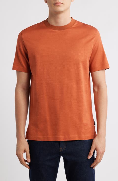 Thompson Pinstripe Cotton T-Shirt