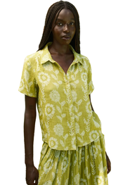 Ace & Jig Winnie Button-up Foldover Collar Blouse