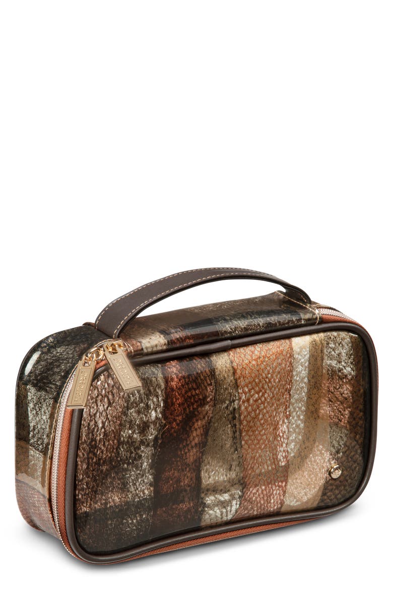 Medium Makeup Case, Main, color, COBRA