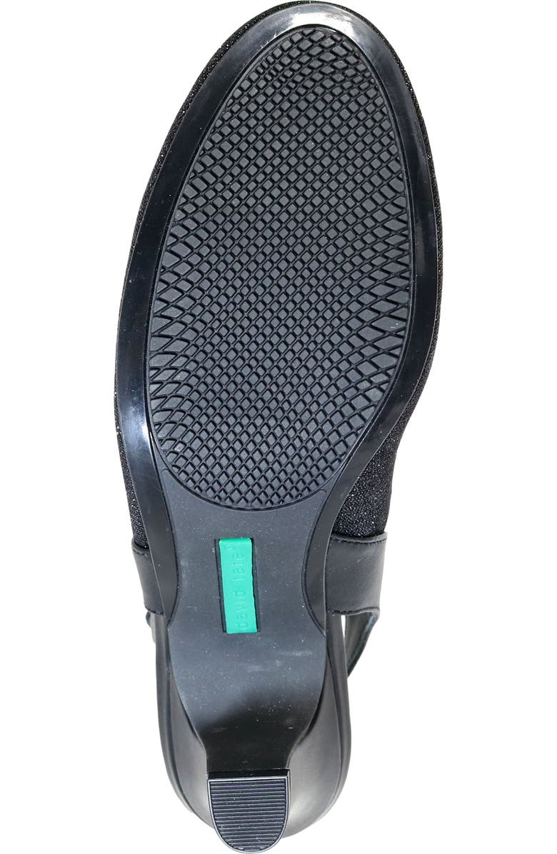 David Tate Avenue Slingback Pump, Alternate, color, Black Sparkle